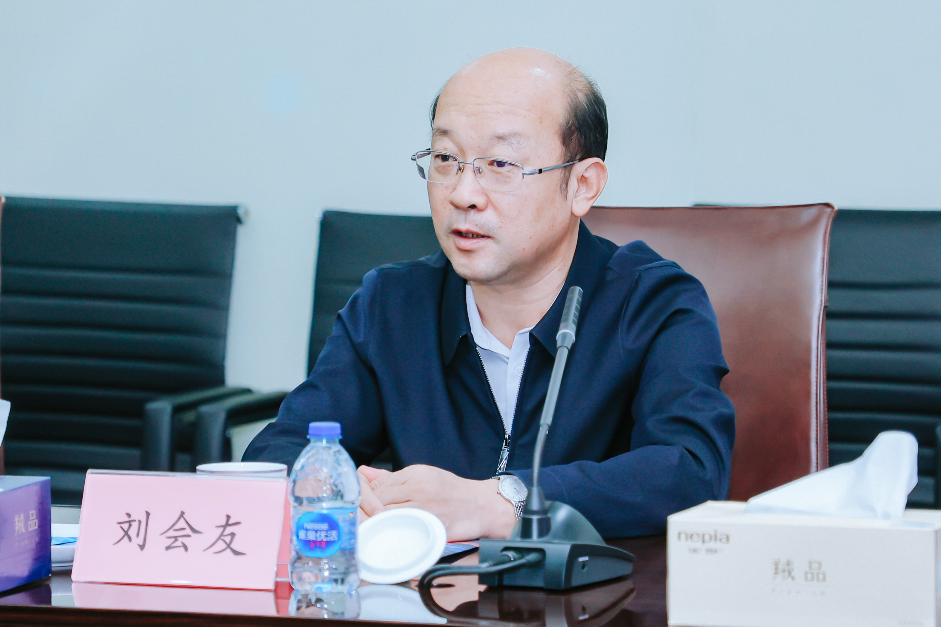 中國石化領(lǐng)導(dǎo)劉會友、張建闊一行蒞臨神開參觀考察(圖4)